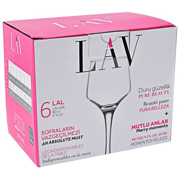 طقم كاسات 6 قطع